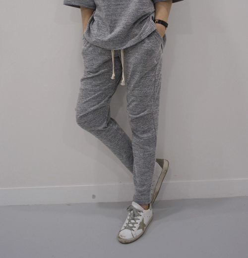 [Holicholic] Drawstring Sweatpants KSTYLICK Latest Korean Fashion