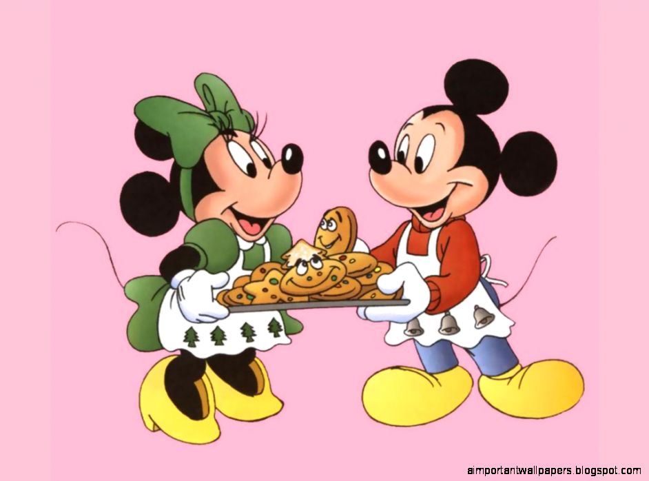 Mickey and Minnie Mouse Eating Mickey and Minnie Mouse Eating