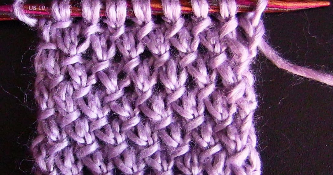 Purl Twist Stitch The Weekly Stitch