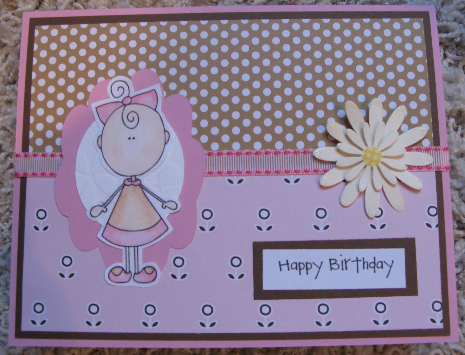 Scrappin'n'Happy: 1st birthday card