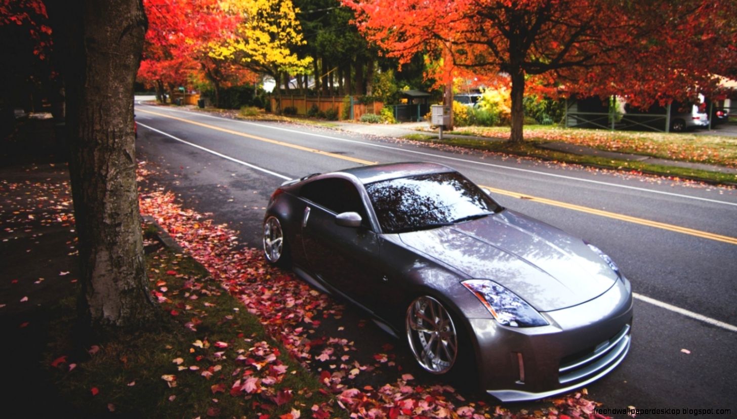 Nissan 350z Tuning Autumn Hd Wallpaper Wallpaper List Nissan 350z Tuning Autumn Hd Wallpaper Wallpaper List
