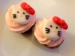 Hello kitty cupcakes