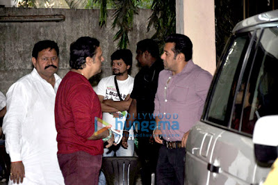 Salman Khan & Govinda  watch Mahesh Manjrekar's Marathi Cinema