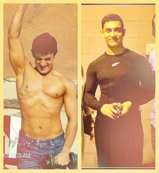 Hot Body Shirtless Indian Bollywood Model & Actor: Aamir Khan