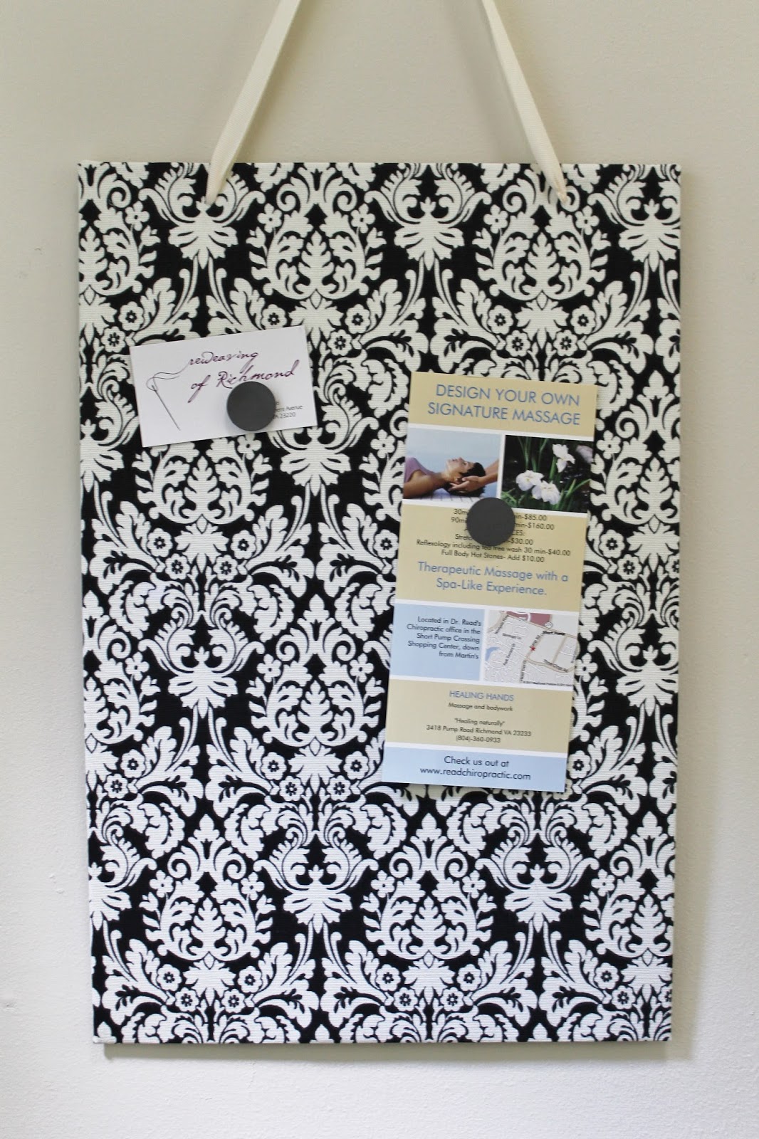 Magnolia Mommy Made: Tutorial: Fabric Covered Magnetic ...