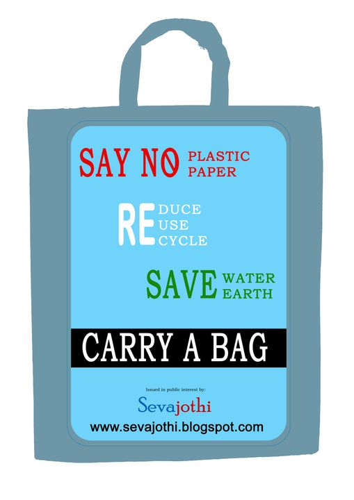 Contribute in Plastic Free bags