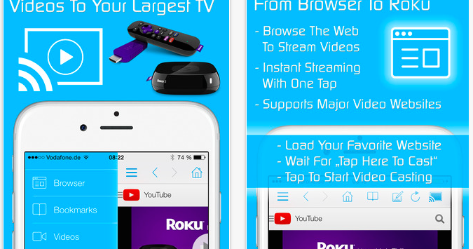 Video & TV Cast for Roku and iOS