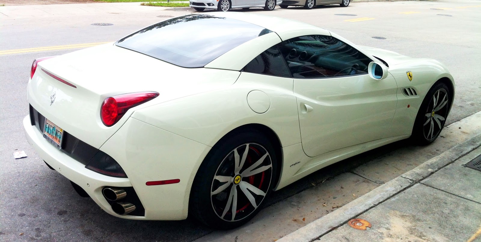 A White Ferrari