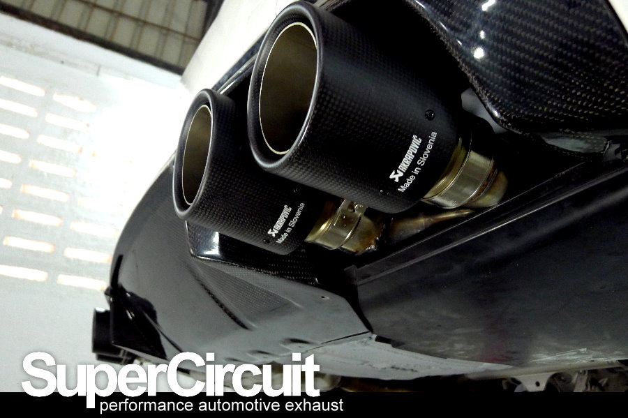 SUPERCIRCUIT Exhaust Pro Shop BMW 528i (F10) Quad Exhaust Conversion