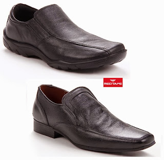 red tape slip on shoes