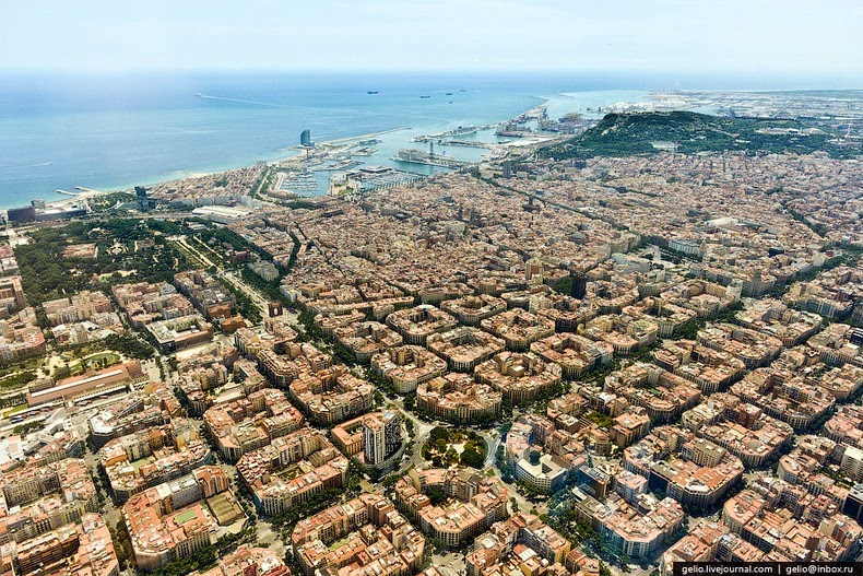 Urban plan Barcelona Spain