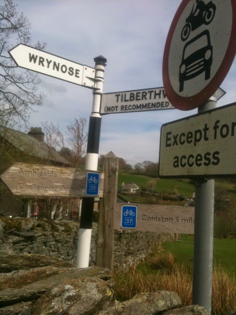 Signposts in Little Langdale