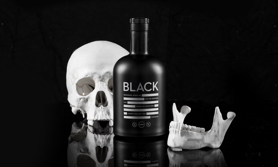 Black Vodka Packaging Of The World