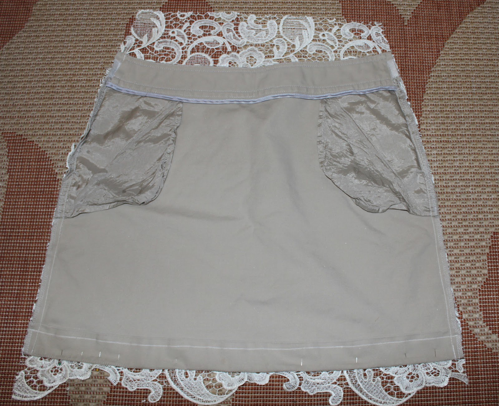 The Corporate Catwalk by Olivia diy lace skirt