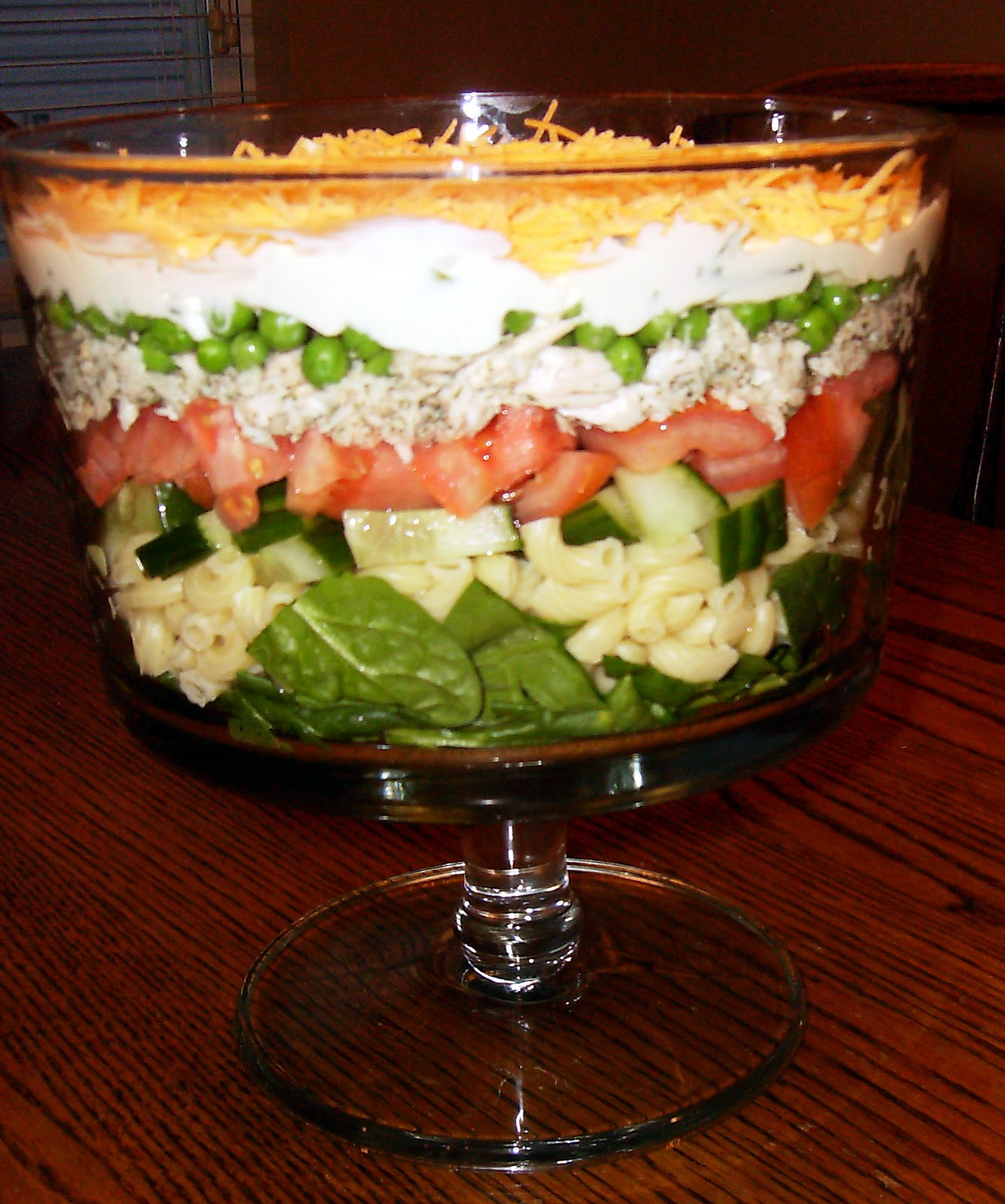 Mediterranean Inspired Food Layered Tuna Salad