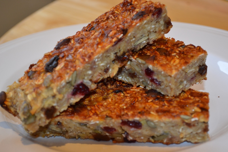 Vintage Peonies Home Made Oatmeal Bars (No Sugar)