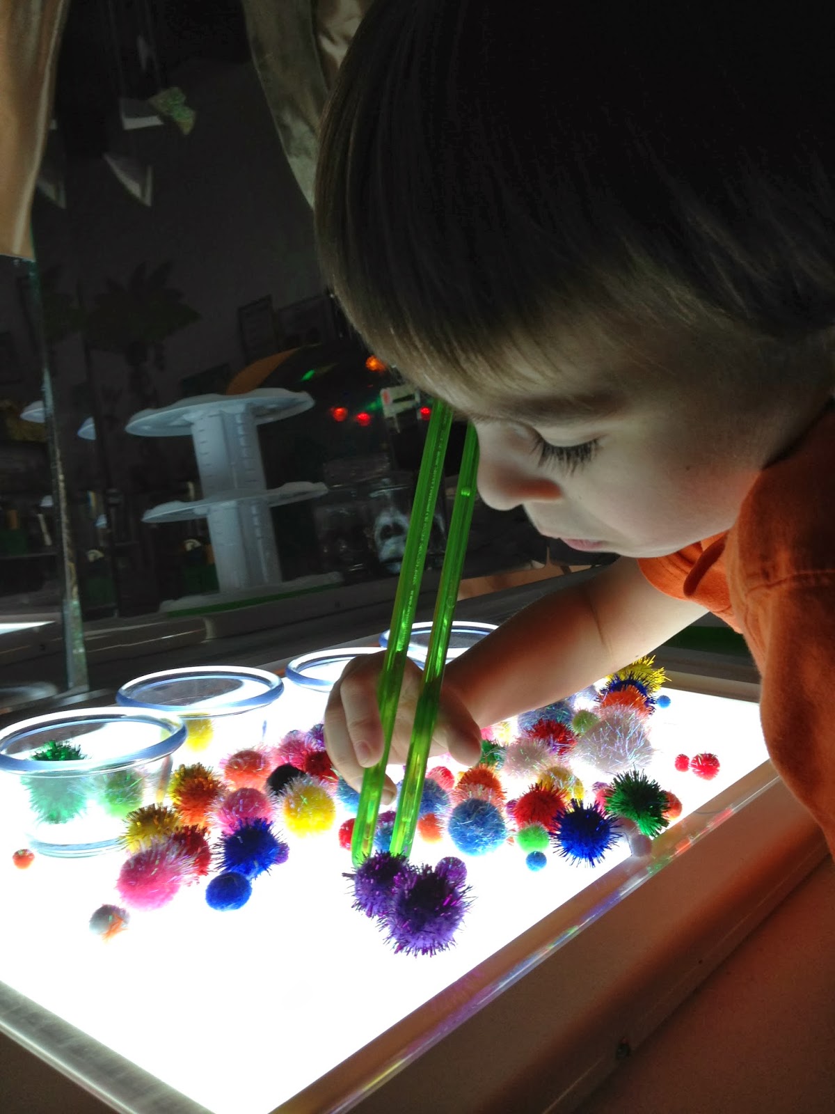 Epic Childhood Reggio, Light Table Play, and Light Play Light table