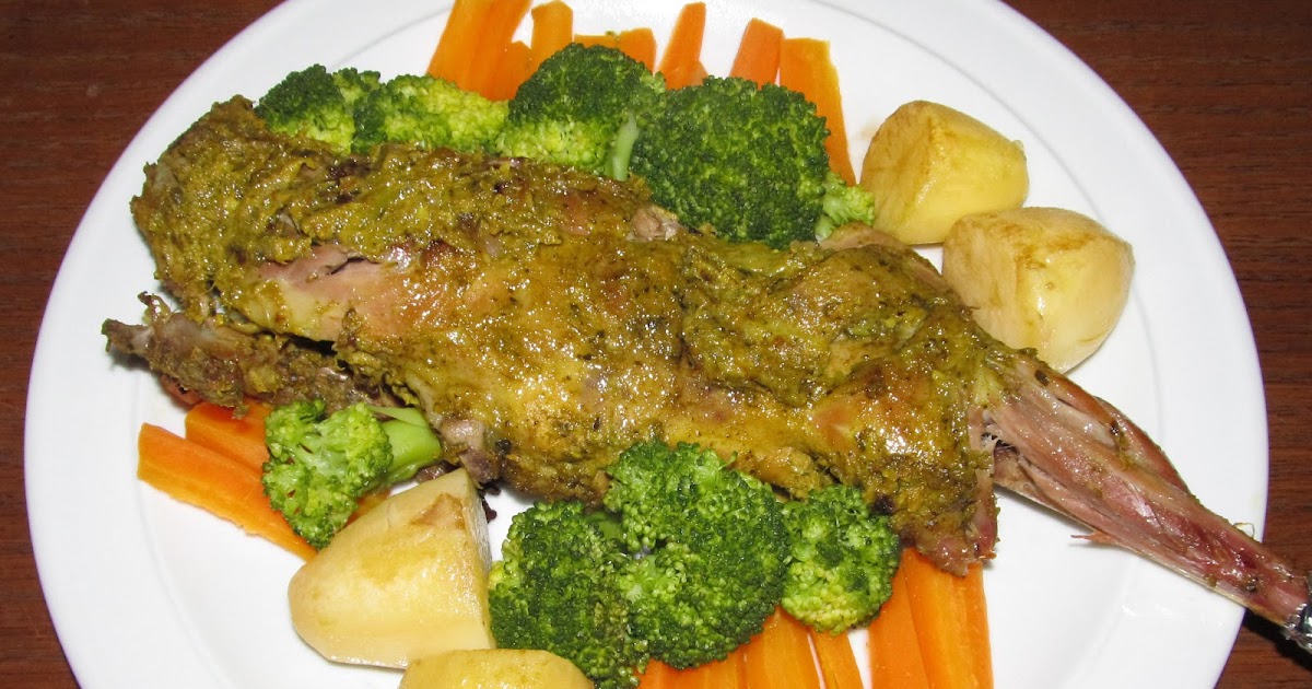 Rabia's Kitchen Roasted Leg of Goat