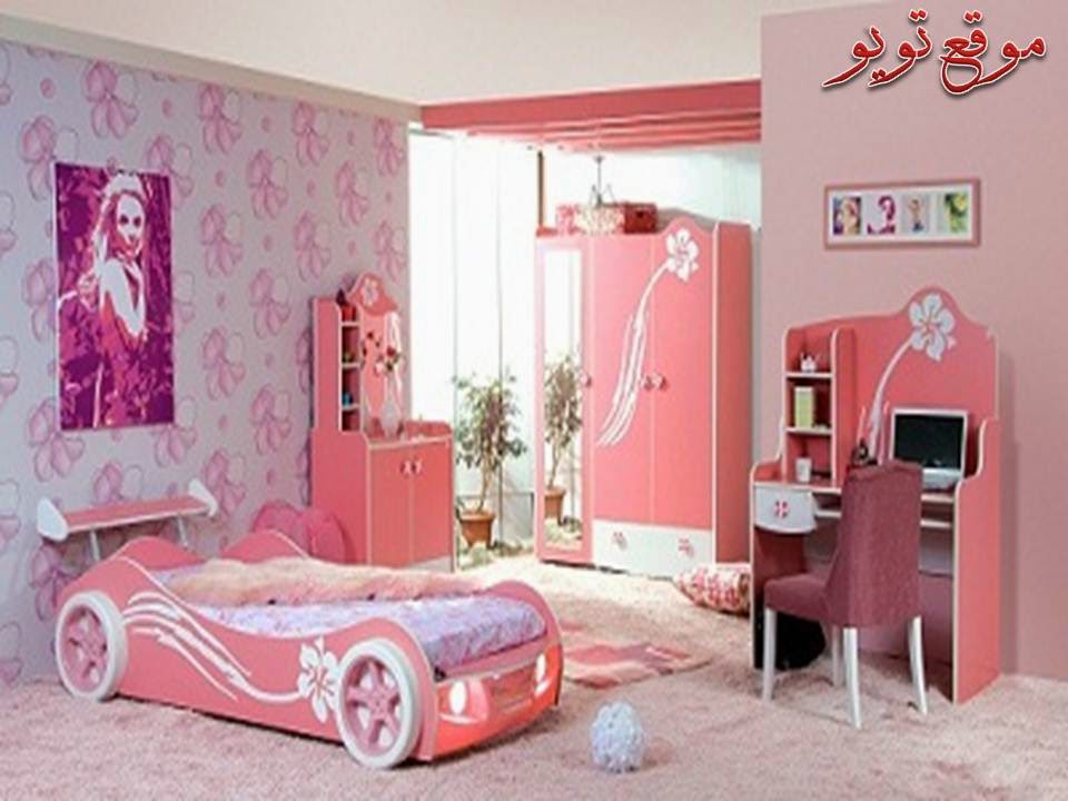 ديكورات غرف نوم بنات وردية Decorated pink bedrooms Girls تويو