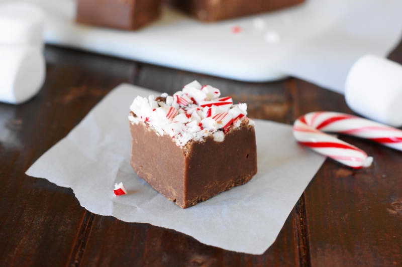 Candy Cane Chocolate Fudge The Kitchen is My Playground