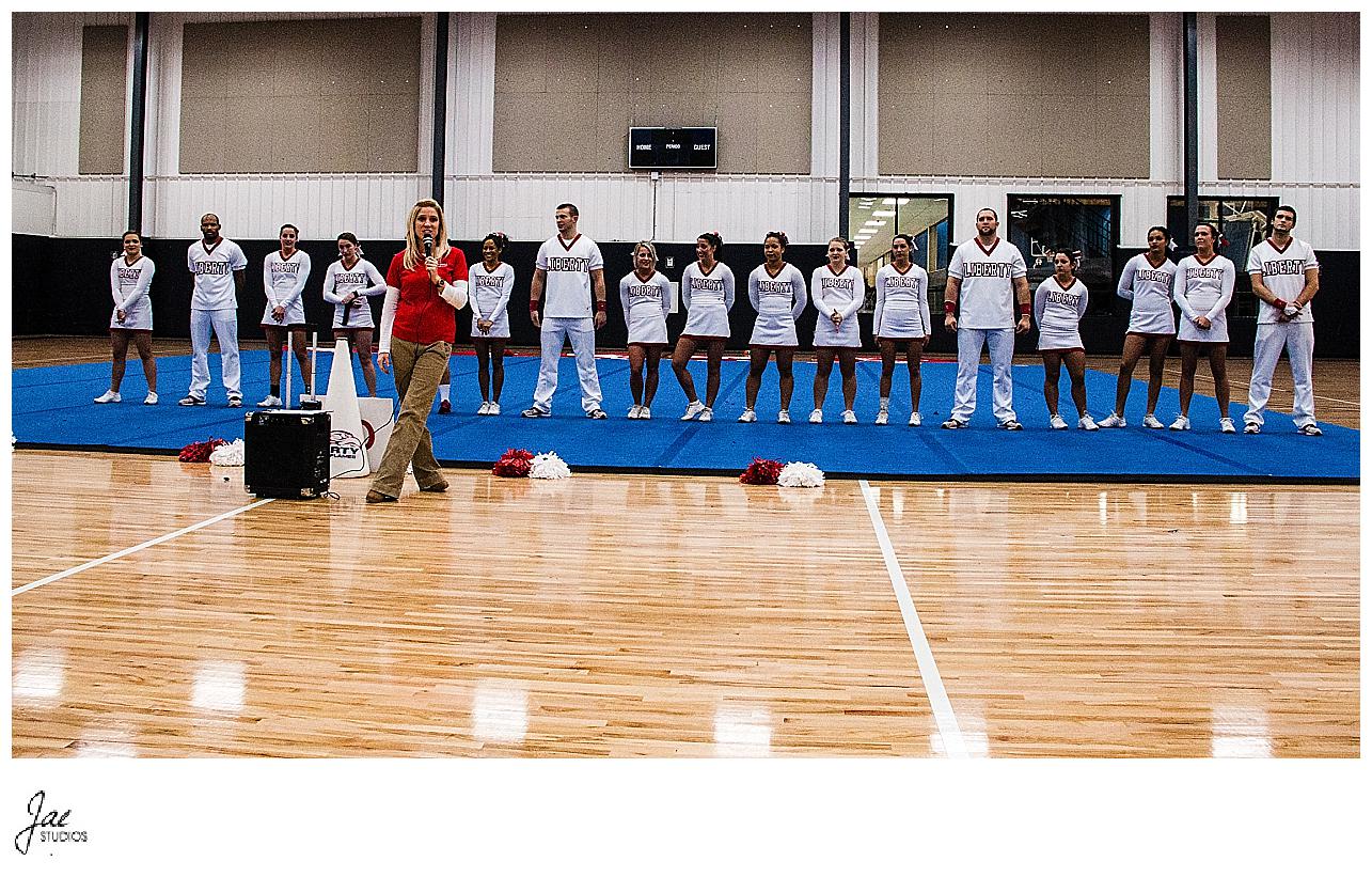 Jae Studios CHEER Liberty University Cheerleading Exhibition