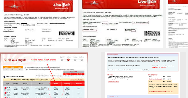 contoh ticket pesawat lion air pdf 58