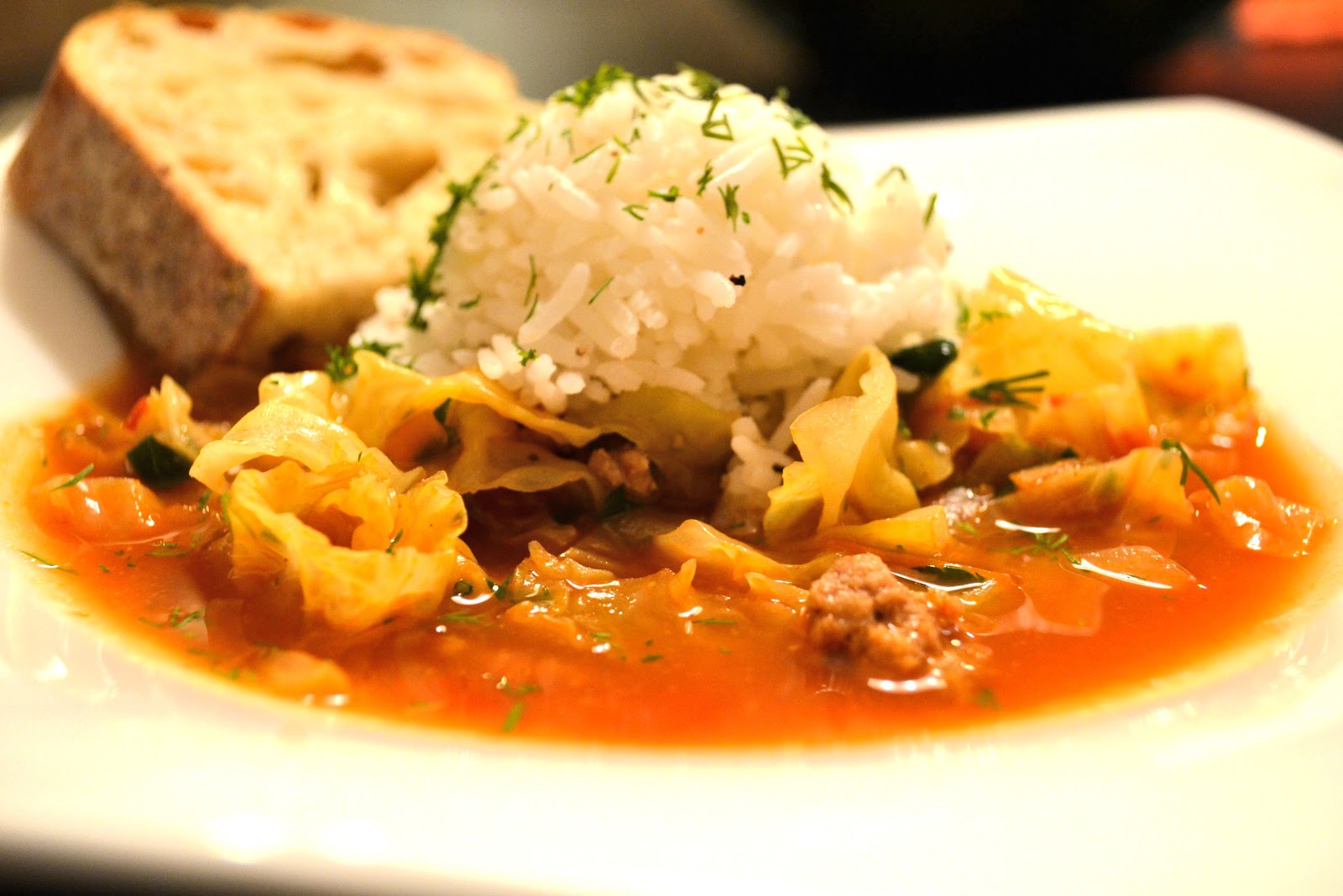 The No Pressure Cooker Cabbage Soup