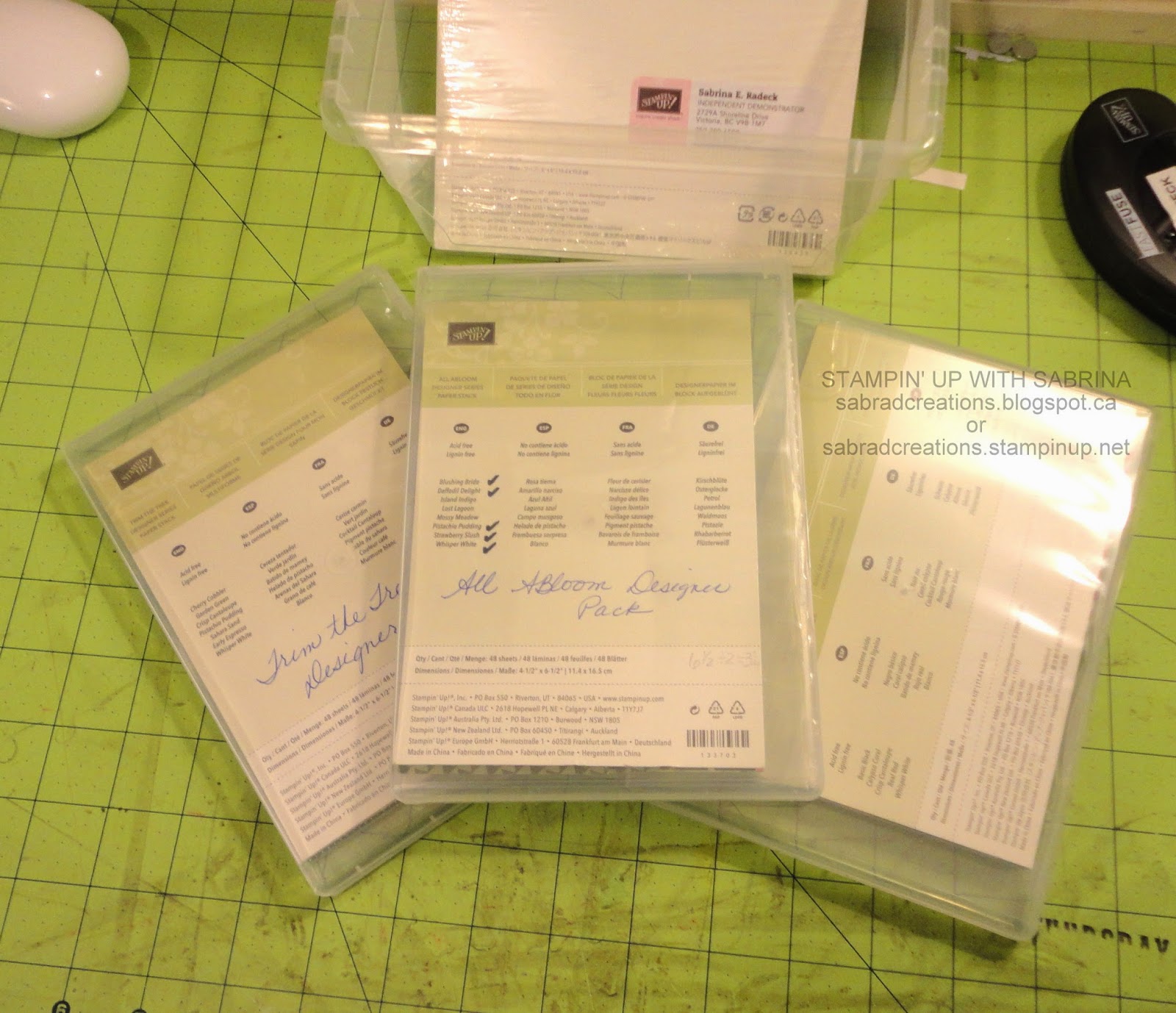 Stamp & Create With Sabrina Stampin' Up Stamp Cases For Storage