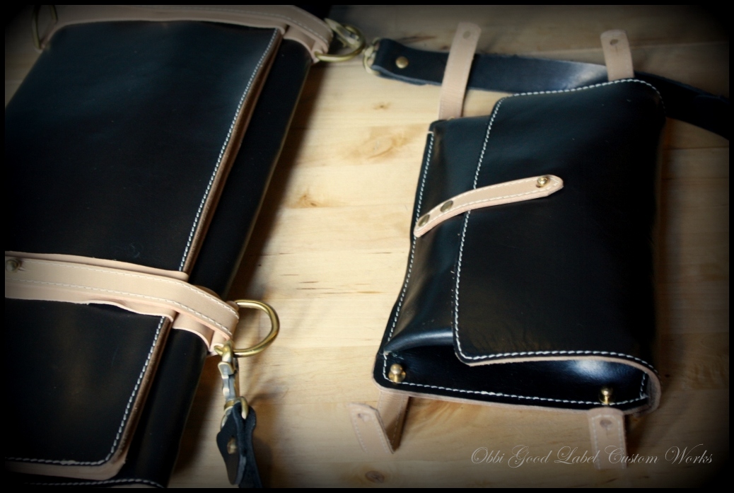 Custom Works Chef's Knife bag Obbi Good Label, Handmade Leather Company