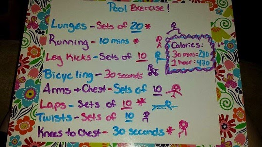 Trying to lose weight this summer? Try this pool exercise routine for weight loss and muscle toning.