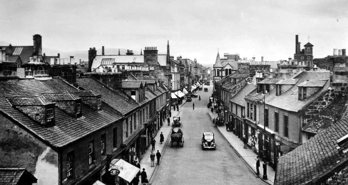 Tour Scotland Photographs Old Photographs Mill Street Alloa Scotland