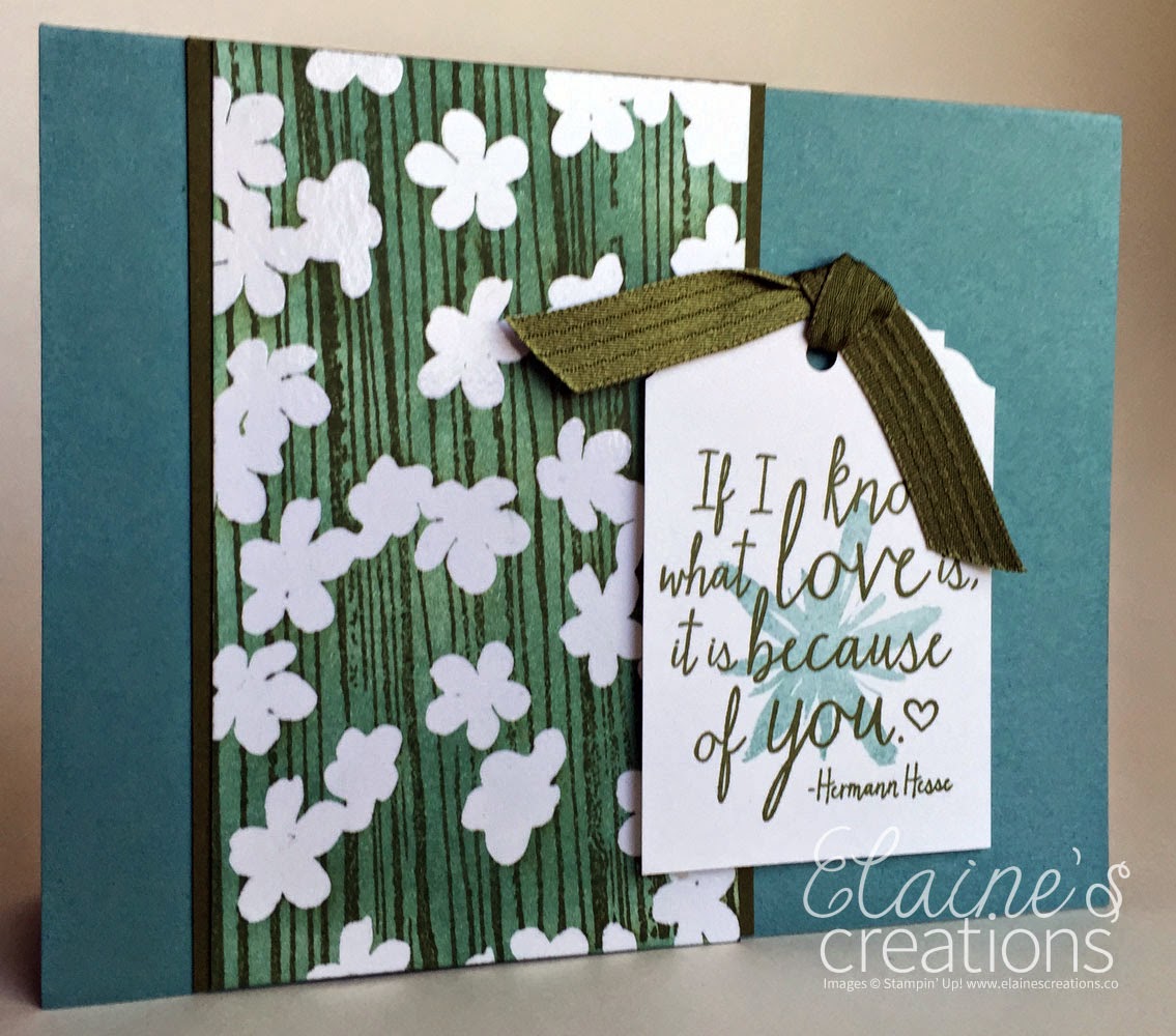 Elaine's Creations Build a Bouquet Card