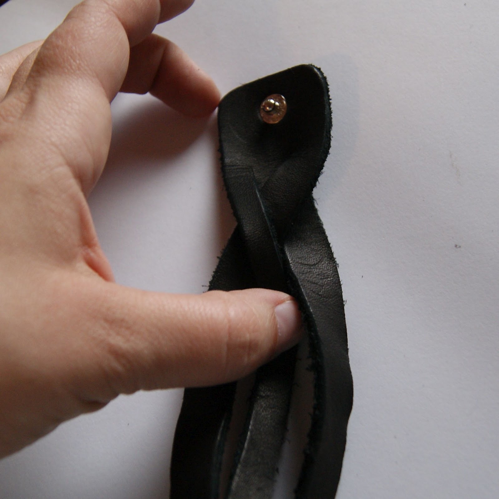 Braided Leather Cuff Happy Hour Projects