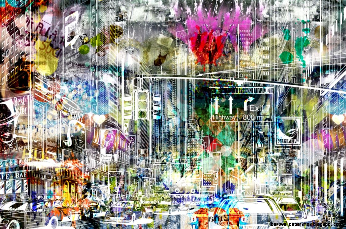 Graffiti wallpaper for a conversation starter Graffiti wallpaper for a conversation starter