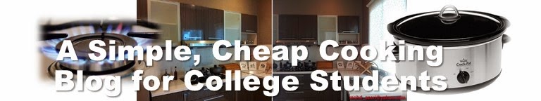 A Simple, Cheap Cooking Blog for College Students 