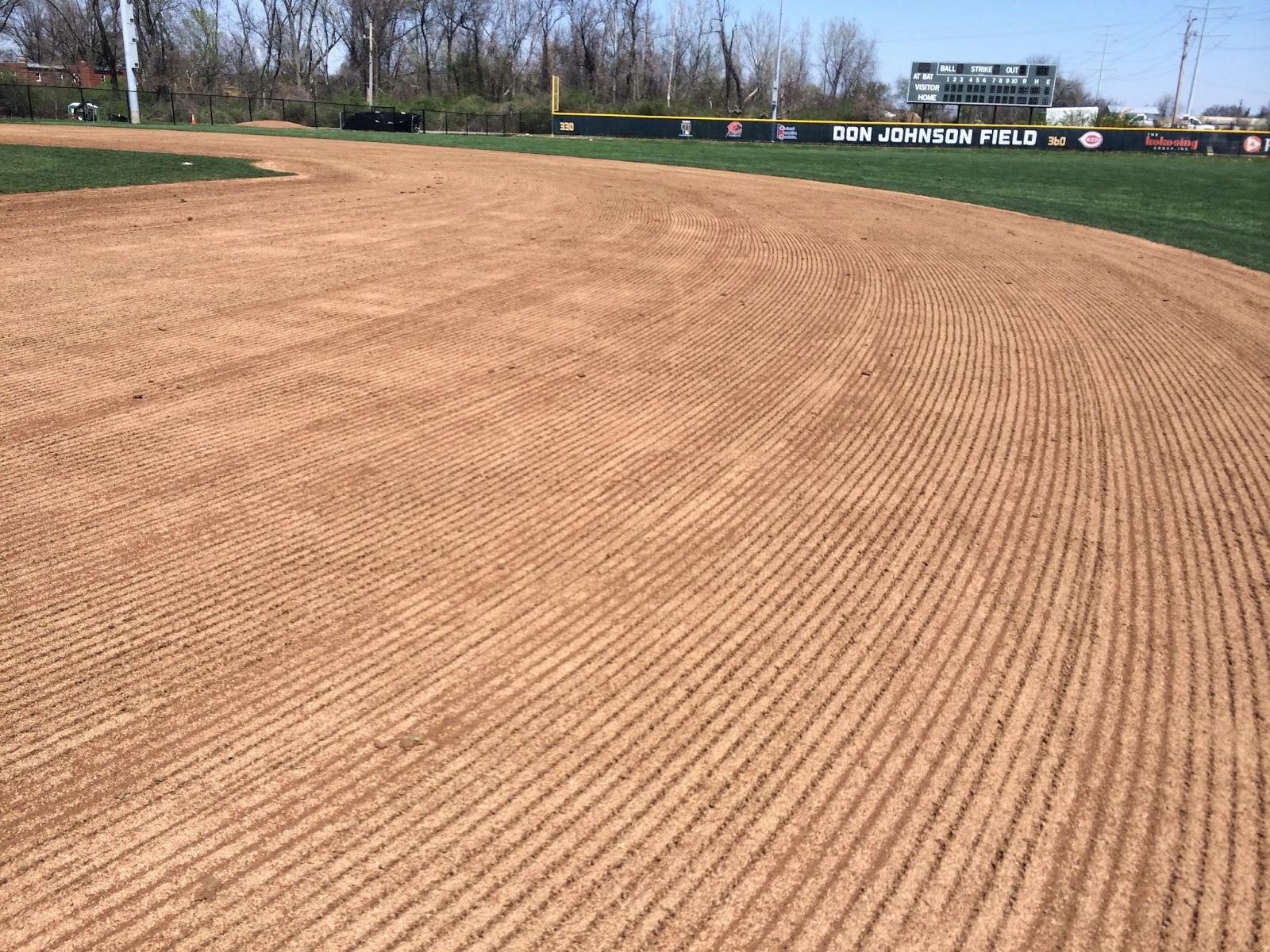 Smart Turf Preparing an Infield After a Rain Event