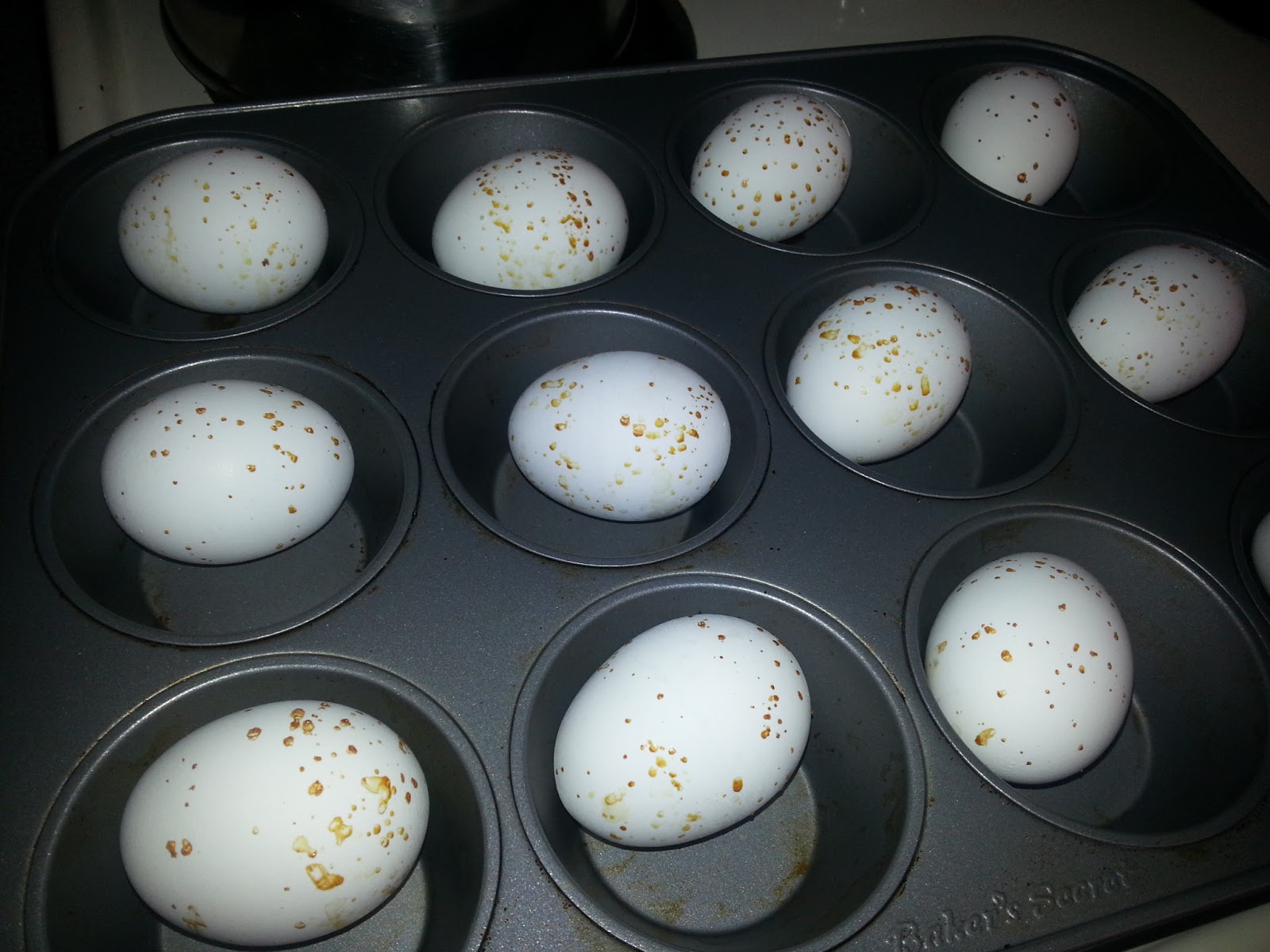 Making Deviled Eggs Using the Oven Baking Method