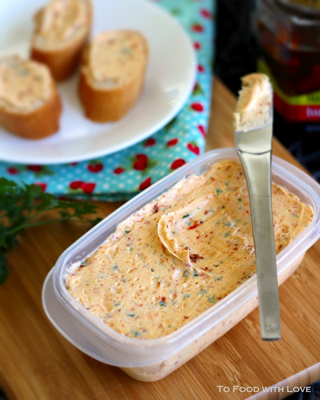 To Food with Love Sundried Tomato Butter