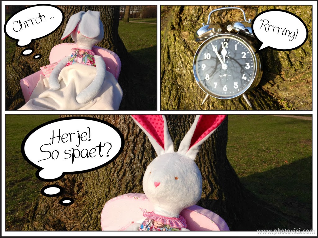 Ein Kleiner Hase Auf Grosser Reise