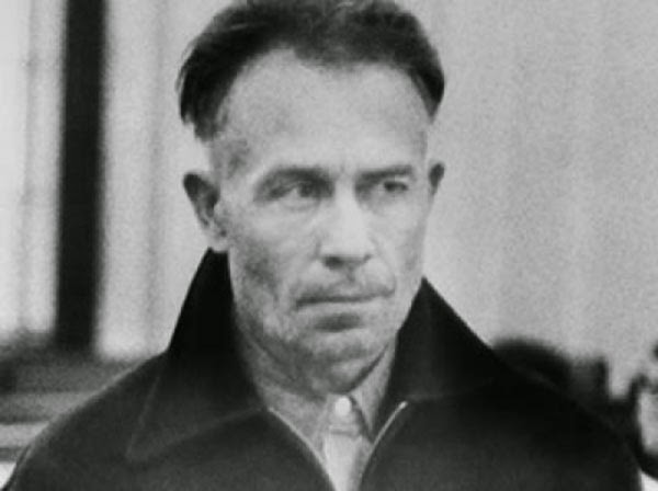 Arrested in 1958, Ed Gein fast