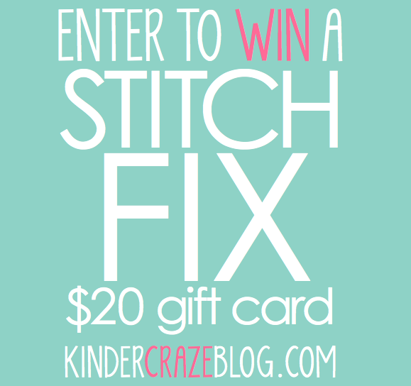 ENTER TO WIN a $20 Stitch Fix gift card! ENTER TO WIN a $20 Stitch Fix gift card!