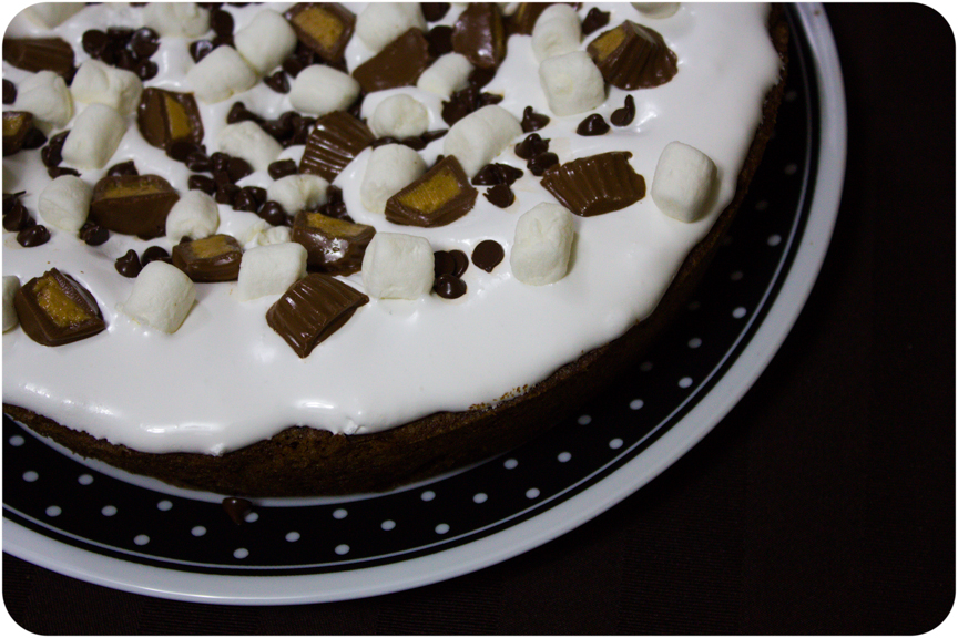 Cupcake Crazy Gem! Peanut Butter & Chocolate Chip Overload Ganache Cookie Cake