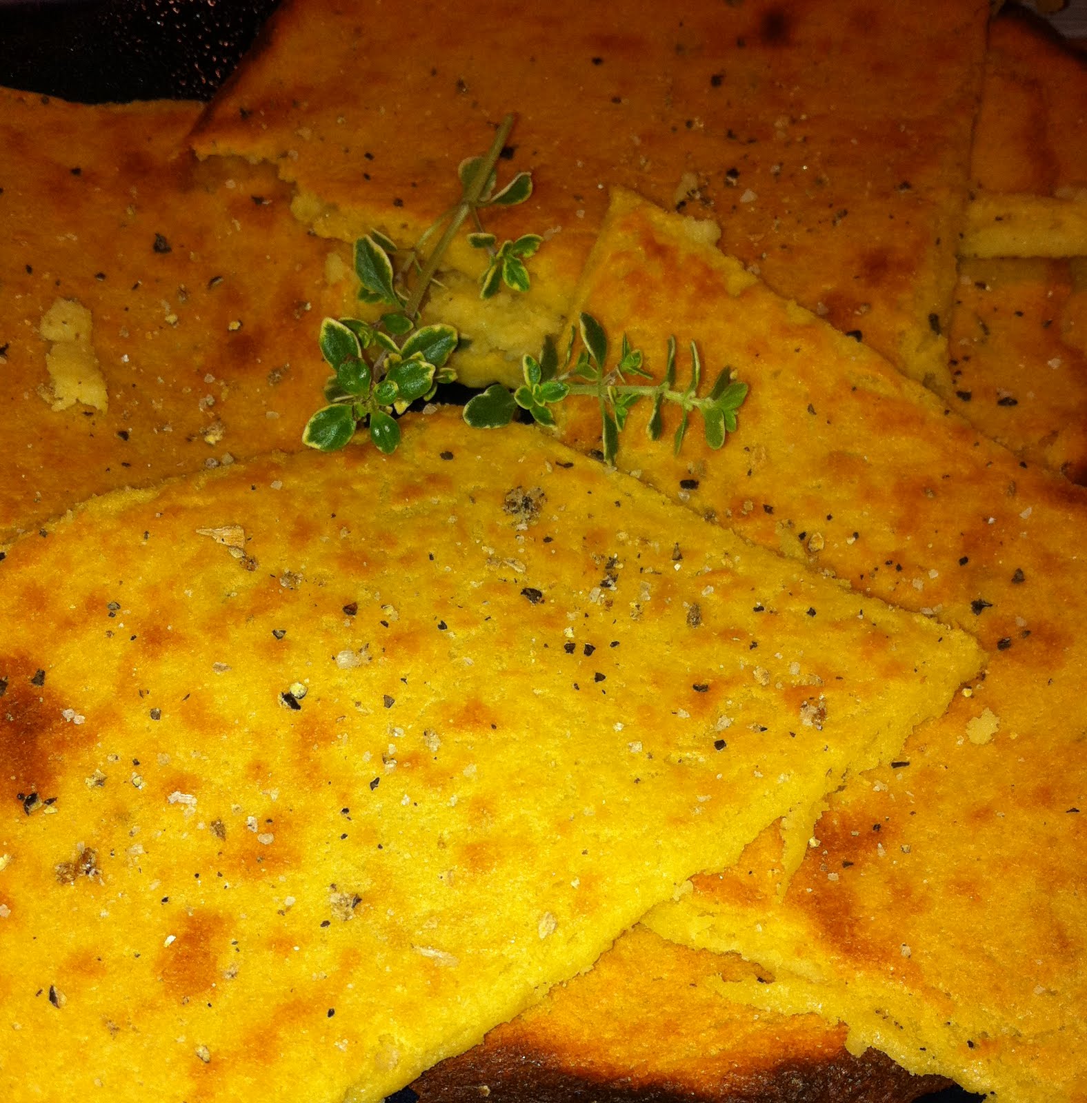 Don't Fear The Vegan La Socca with Lemon Thyme Garbanzo Bean Flour Crepe