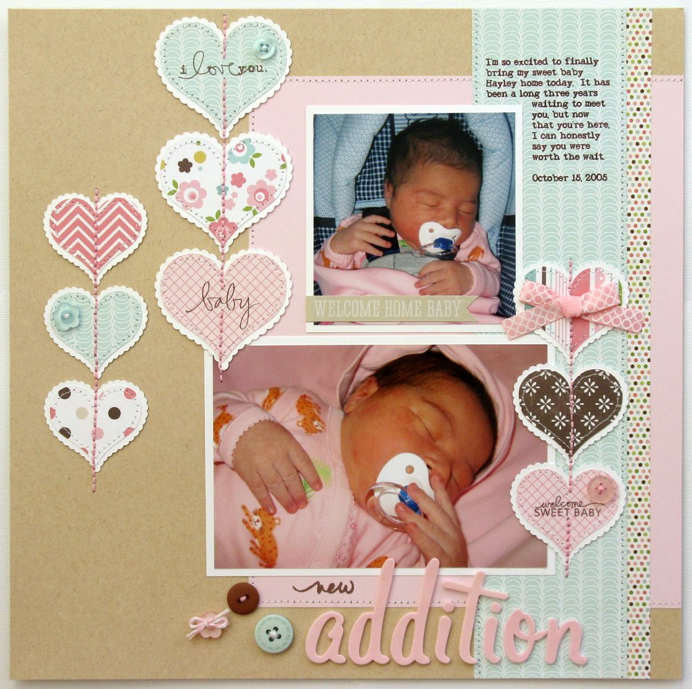 Scrapbook Layout Baby Girl | snippets by mendi an echo park bundle of joy baby girl layout Scrapbook Layout Baby Girl | snippets by mendi an echo park bundle of joy baby girl layout