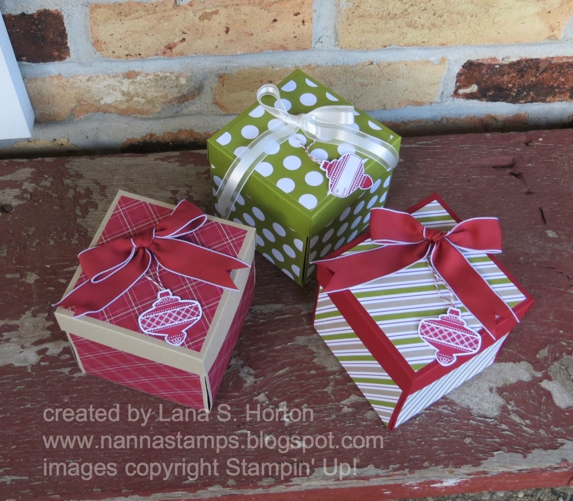 Stamping with Nanna Scrapbook In A Box for Christmas