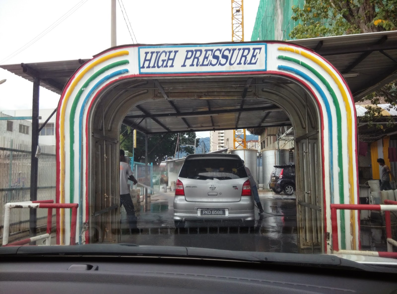 Our Journey Penang Jelutong Petron Petrol Station Car Wash