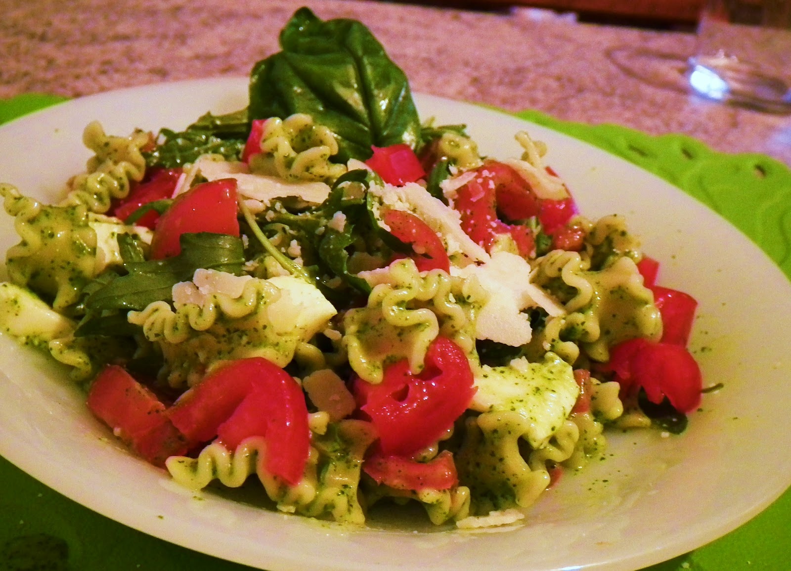 Momo in cucina PASTA FREDDA AL PESTO DI RUCOLA