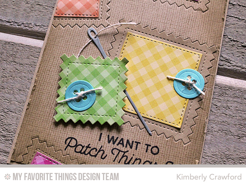 For the Love of Paper patch things up; MFT Stamps November Release