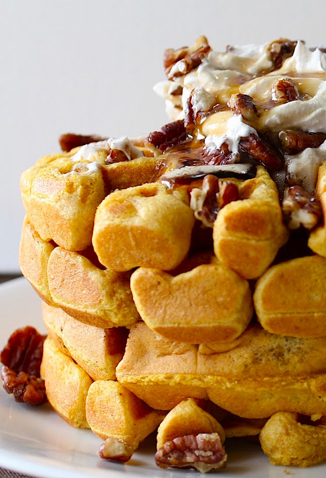 Yammie's Noshery Pumpkin Belgian Waffles