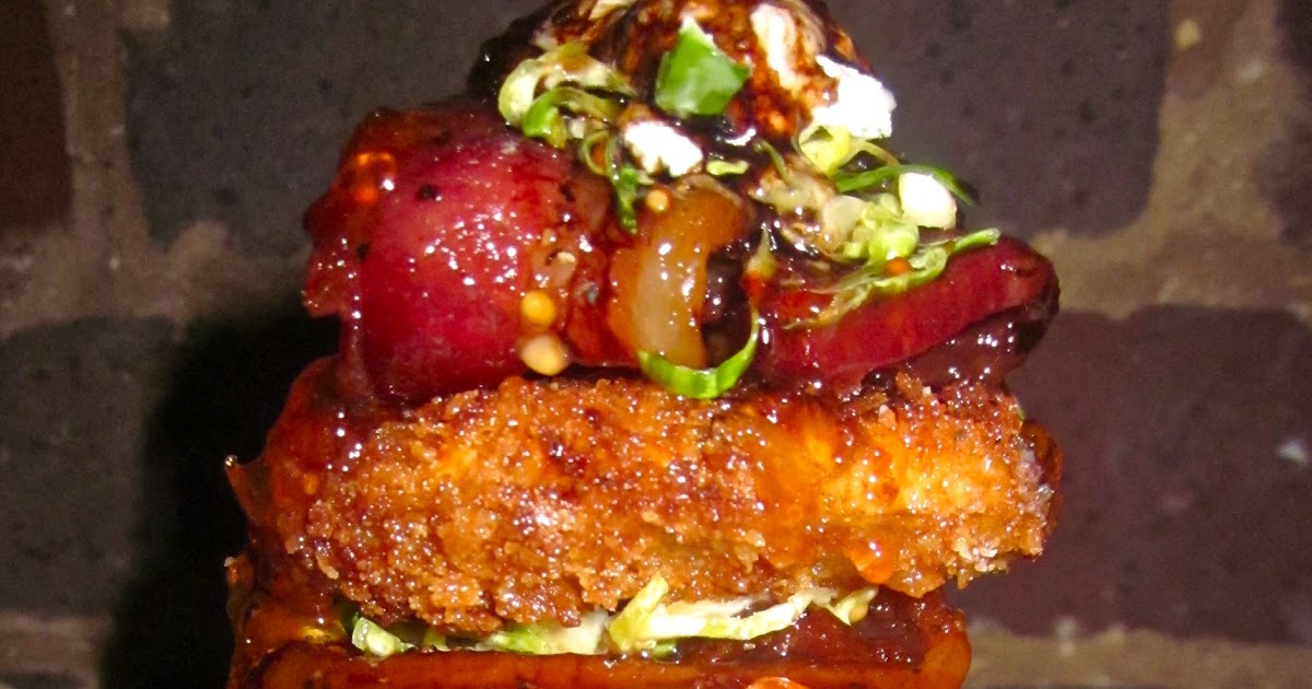 Haute + Heirloom Fried Goat Cheese CrustedPickled Green Tomato